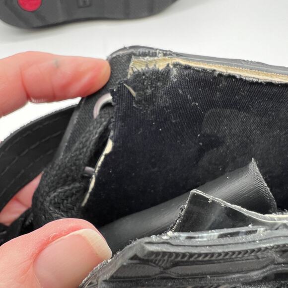 HUNTER Lace Up Rain Boots Womens 6 Black White Nightfall Marbled Rubber Bootie - Picture 10 of 11